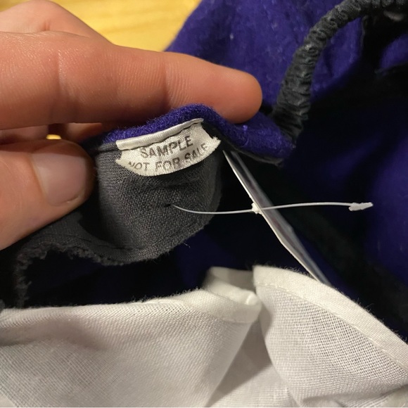 Vintage Disney Minnie Mouse felt / suede SAMPLE cap -purple Mickey Mouse OSFA - Picture 4 of 4